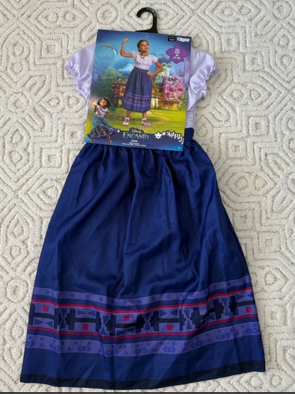 Disney Encanto Luisa Dress Costume Girls 7/8